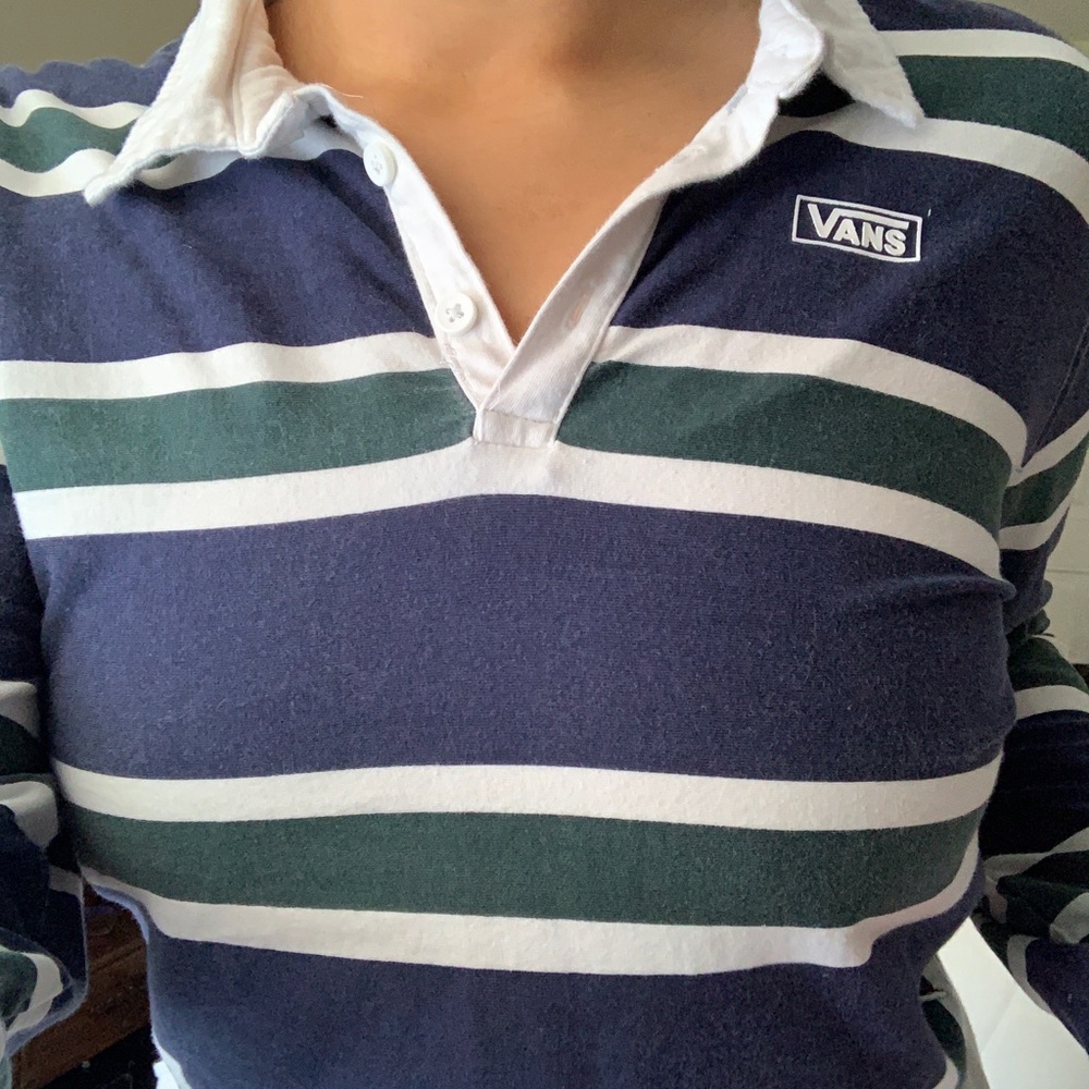 vans collared shirt